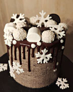 Winterliche Oreo Torte