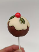 Christmas Pudding Cake Pops