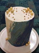 Brushstroke Cake mit Schwarzwälderkirsch Füllung