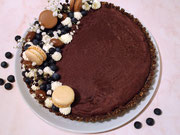 Acai Tarte mit weißer Schokolade
