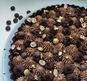 Schoko-Kirsch Tarte