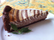 Zebra-Käsekuchen