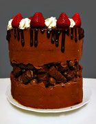 Fault Line Cake- erster Versuch