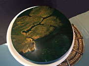 Grün Goldene Mirror Glaze Torte