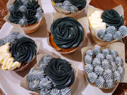 Kokos-weiße Schokolade Cupcakes
