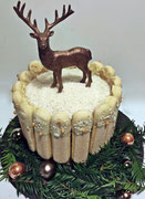 Winterliche Torte mit Toffee, Chocolat Chips und Zimtcreme