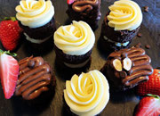 Törtchen mit Nutella Creme und weißer Schokoladen Creme