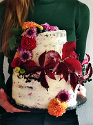 Herbstliche Hochzeitstorte