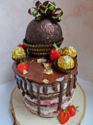 Schoko-Erdbeer Torte