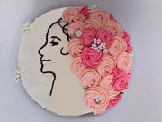 Blumenmädchen Torte