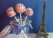 Marmorierte Cake Pops