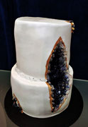 Geode Cake - Schoko-Feige-Honig und Schoko-Johannisbeer