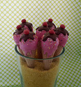 Eis in der Waffel Cakepops