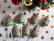 Schoko Granatapfel Cake Pops mit einem Hauch von Rose