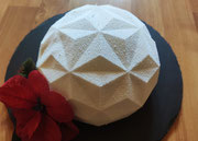 Diamnond Velvet Cake mit Brownie, Panna Cotta und Grapefruitgelee