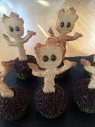 Baby Groot Cupcakes