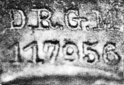 Deutsches Reich Gebrauchsmuster DRGM 117956 galt ab 1899