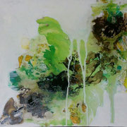 Acryl Mischtechnik auf Leinwand mit Holzrahmen 40cm x 40cm - © KunstMomente Christine Dablander