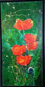 Acryl Mischtechnik auf Leinwand mit Holzrahmen 70cm x 30cm - © KunstMomente Christine Dablander