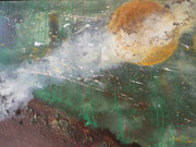 Acryl Spachtel - Mischtechnik auf Leinwand mit Holzrahmen 60cm x 50cm - © KunstMomente Christine Dablander