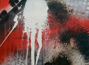 Acryl Schütt - Mischtechnik auf Leinwand mit Holzrahmen - © KunstMomente Christine Dablander