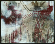 Acryl Schütt- Spachtel - Mischtechnik auf Leinwand mit Holzrahmen 100cm x 80cm - © KunstMomente Christine Dablander