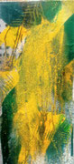 Acryl Misch - Schütt - Spachteltechnik auf Holzplatte 70cm x 33cm © KunstMomente Christine Dablander