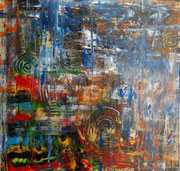  Acryl Mischtechnik auf Holzplatte © KunstMomente Christine Dablander