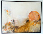Acryl Mischtechnik auf Leinwand mit Holzrahmen 100cm x 80cm - © KunstMomente Christine Dablander