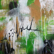 Acryl Mischtechnik auf Leinwand mit Holzrahmen 50cm x 50cm -  © KunstMomente Christine Dablander