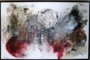 Acryl Spachtel - Mischtechnik auf Leinwand mit Holzrahmen 120cm x 80cm - © KunstMomente Christine Dablander