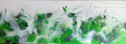 Acryl Mischtechnik auf Leinwand mit Holzrahmen auf Leinwand 50cm x 150cm © KunstMomente Christine Dablander
