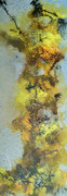 Acryl Spachtel - Mischtechnik auf Leinwand 1m x 35cm stehend - © KunstMomente Christine Dablander