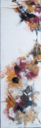 Acryl Schütt - Mischtechnik auf Leinwand mit Holzrahmen 120cm x 40cm - © KunstMomente Christine Dablander
