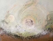 Acryl Spachtel - Mischtechnik auf Leinwand mit Holzrahmen 100cm x 80cm - © KunstMomente Christine Dablander
