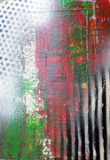 Acryl Schütt - Mischtechnik auf Leinwand mit Holzrahmen © KunstMomente Christine Dablander