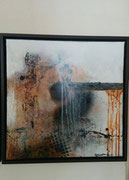 Acryl Mischtechnik auf Leinwand mit Holzrahmen 40cm x 40cm - © KunstMomente Christine Dablander