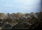 Acryl Spachteltechnik auf Leinwand mit Holzrahmen 50cm x 70cm © KunstMomente Christine Dablander