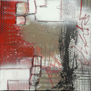 Acryl Mischtechnik auf Leinwand mit Holzrahmen  40cm x 40cm - © KunstMomente Christine Dablander