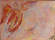 Acryl Mischtechnik auf Leinwand mit Holzrahmen 40cm x 30cm - © KunstMomente Christine Dablander