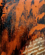 Acryl Misch - Schütt - Rinntechnik auf Leinwand © KunstMomente Christine Dablander 