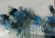 Acryl Mischtechnik auf Leinwand mit Holzrahmen 70cm x 50cm - © KunstMomente Christine Dablander