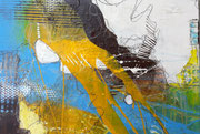 Acryl Schütt - Mischtechnik auf Leinwand mit Holzrahmen 50cm x 70cm © KunstMomente Christine Dablander