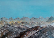 Acryol Misch - Spachteltechnik auf Leinwand mit Holzrahmen 70cm x 50cm © KunstMomente Christine Dablander