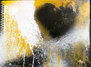 Acryl Schütt - Mischtechnik auf Leinwand mit Holzrahmen 40cm x 30cm - © KunstMomente Christine Dablander