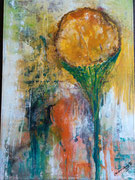 Acryl Spachtel - Mischtechnik auf Leinwand mit Holzrahmen 80cm x 60cm - © KunstMomente Christine Dablander