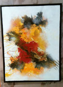 Acryl Mischtechnik auf Leinwand mit Holzrahmen 60cm x 80cm -  © KunstMomente Christine Dablander