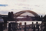 Die Harbourbridge (auch Kleiderbügel genannt) in Sydney