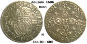 douzain de billon Henri de la Tour d'Auvergne, duc de Bouillon