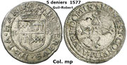 5 deniers de billon Guillaume - Robert de la Mark, duc de Bouillon